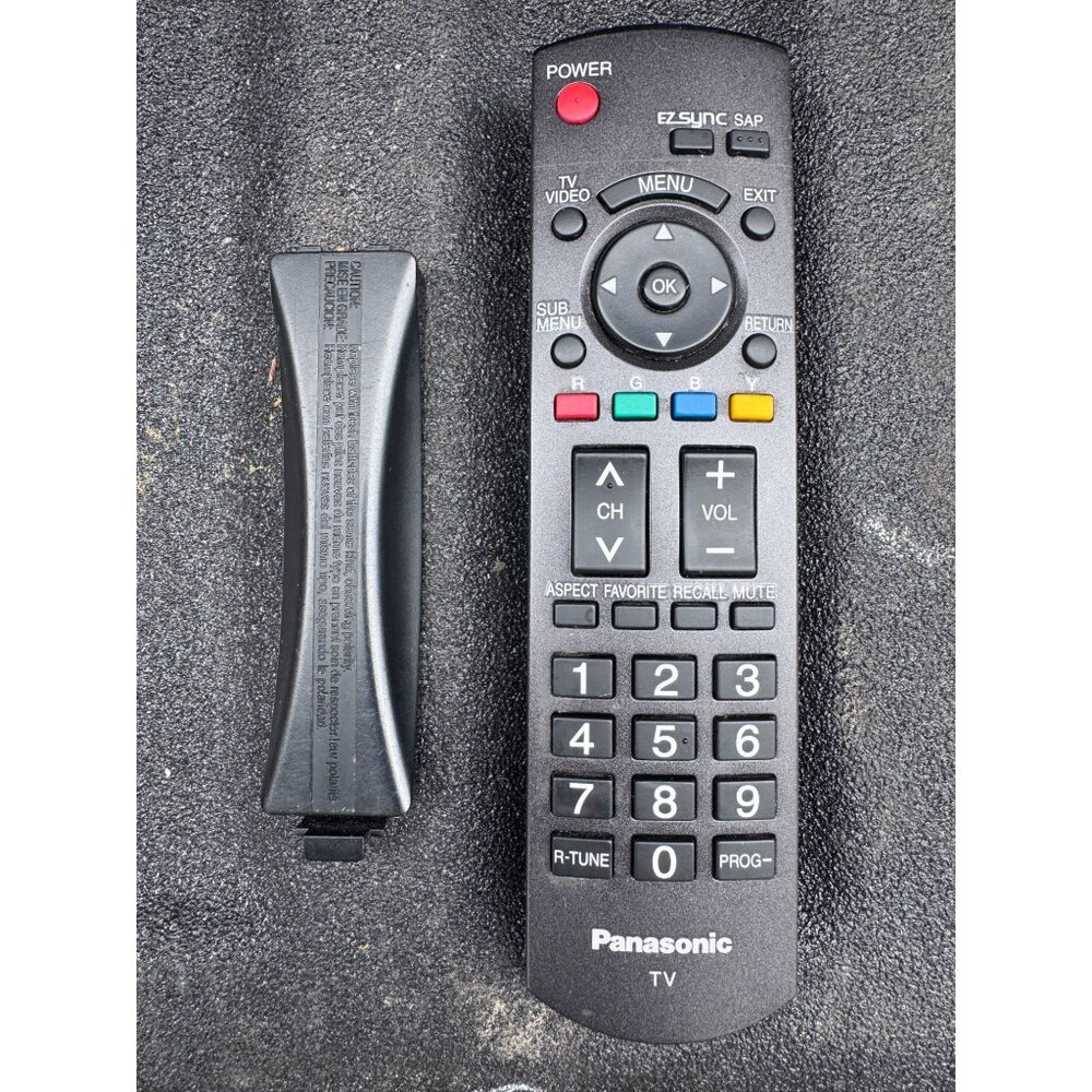 Panasonic TV Remote Control‎ N2QAYB000103 Black Replacement Part